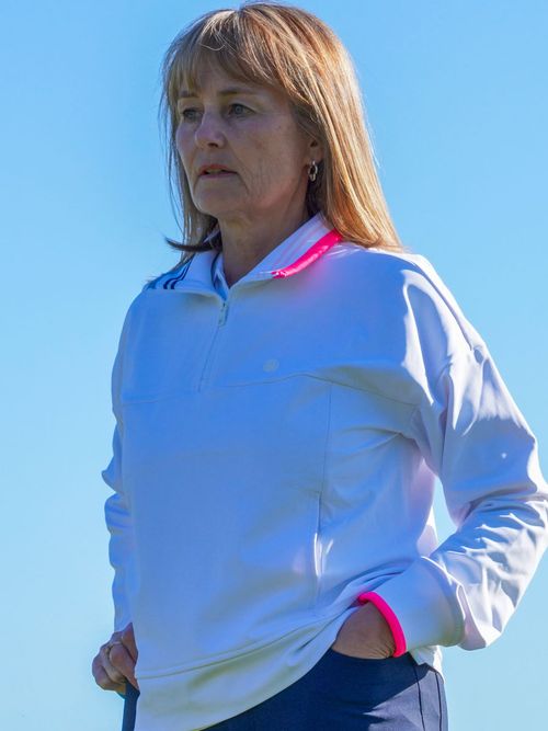 Brushed Back Stretch Pullover