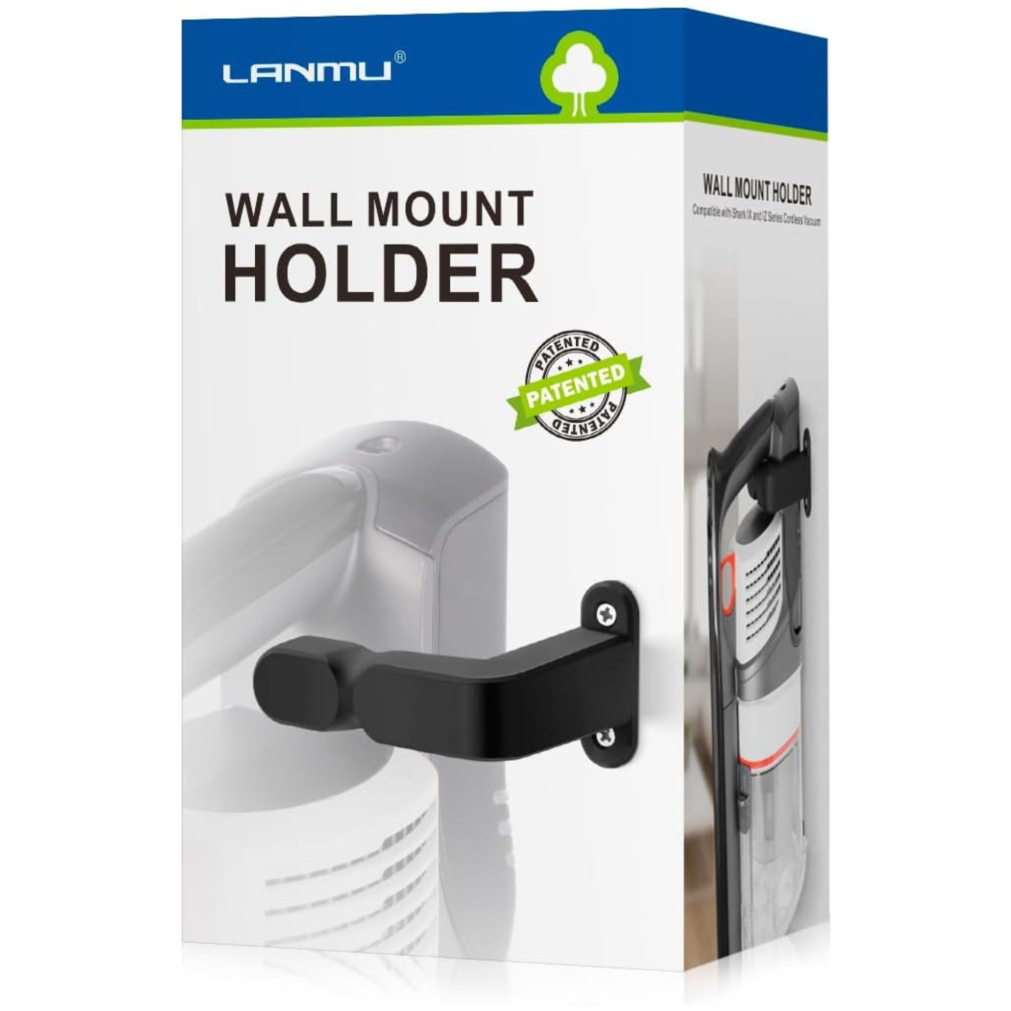 Wall mount holder for vacuum