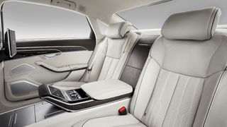 Luxurious interior of audi A8