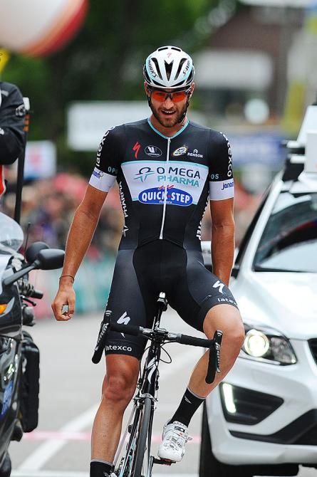 Guillaume Van Keirsbulck (Omega Pharma - Quick-Step Cycling Team) wins stage 7 of the Eneco Tour