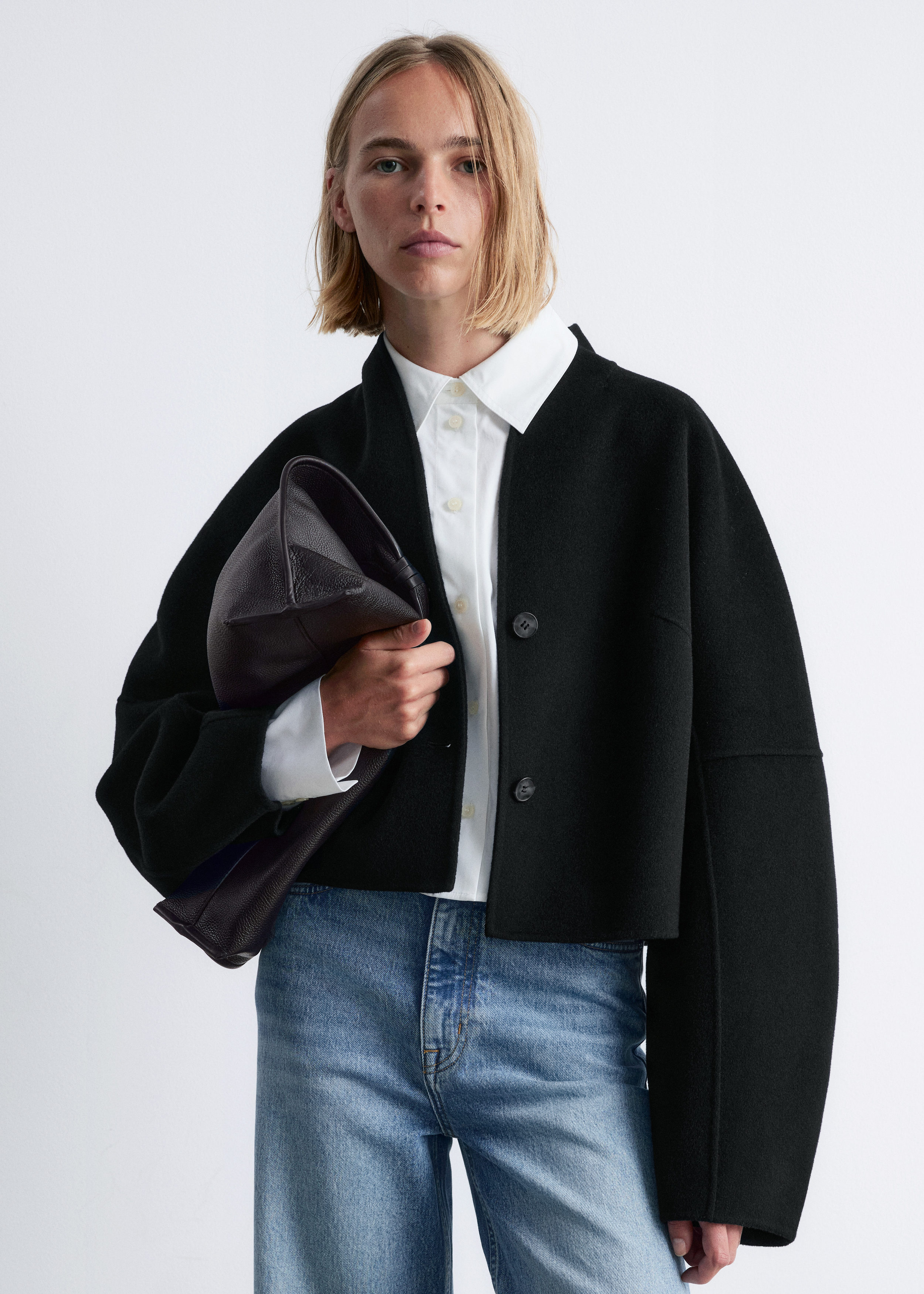Wool Doubl&amp;eacute; Jacket