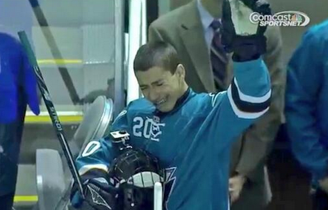 Watch the San Jose Sharks fulfill a Make-A-Wish teen&amp;#039;s dream