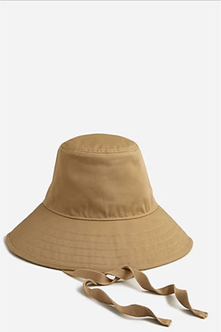 Bucket Hat With Ties