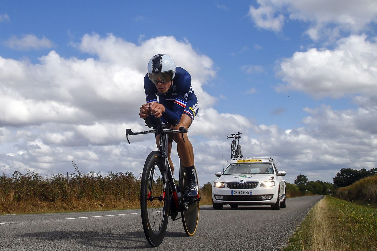 Alexys Brunel produced a strong ride to win gold