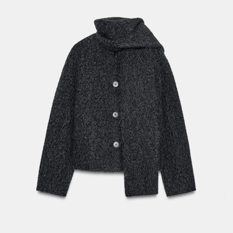 Image of scarf coat