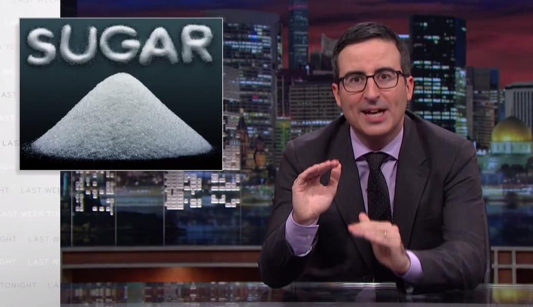 John Oliver celebrates Halloween by taking down Big Sugar