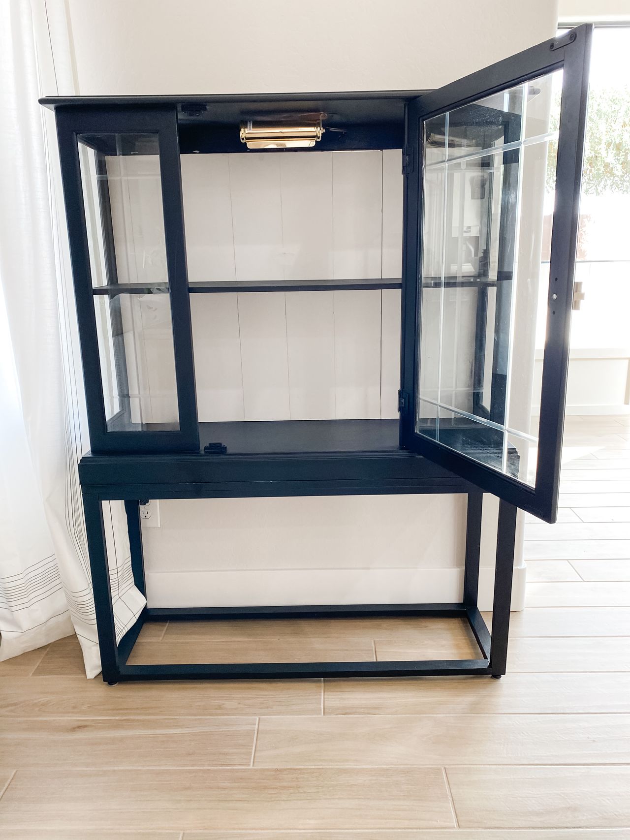 This upcycled DIY curio is a highend dupe, but cost just 112