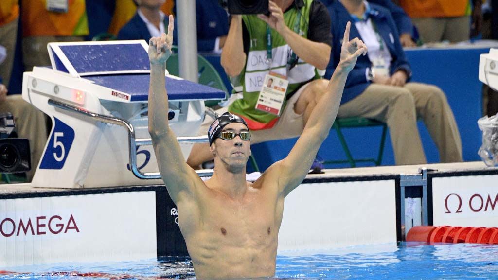 Michael Phelps competes in 2016 Summer Olympics