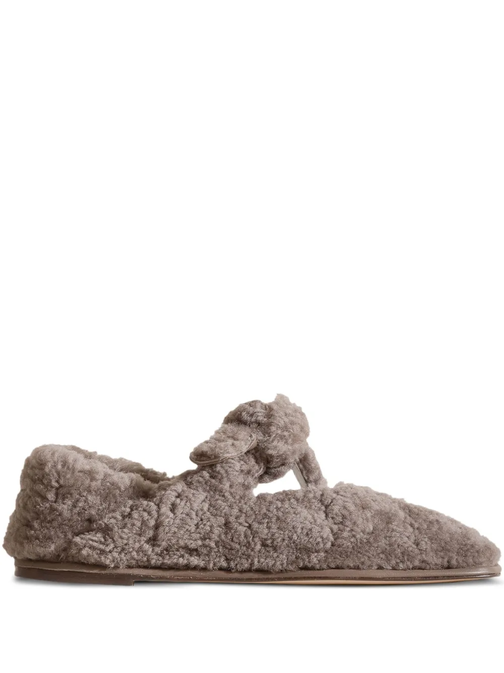 Hereu Shearling Ballet Flats | 39