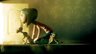 A still from the stop motion movie Coraline