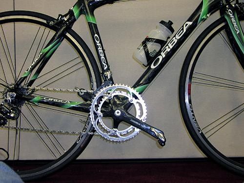 Record carbon cranks set off the package nicely