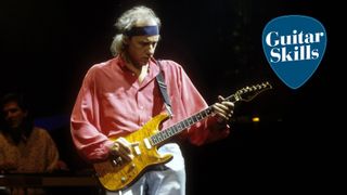 Mark Knopfler playing with Dire Straits ' performing at Oakland Coliseum in Oakland, California on February 1, 1992.