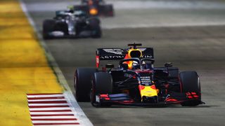 Max Verstappen at the Singapore Grand Prix