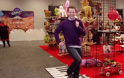 Seth Meyers gets in touch with his inner child
