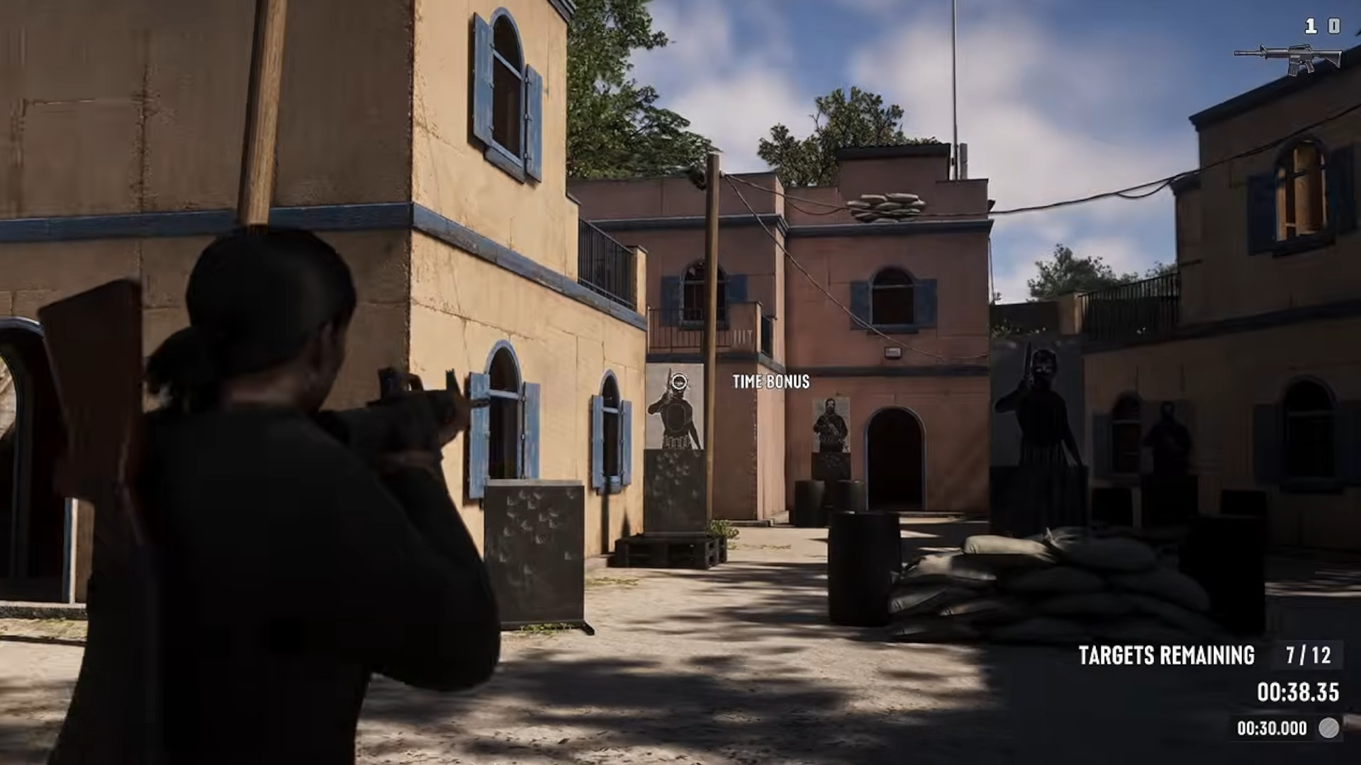 Lucia at a shooting range in GTA 6