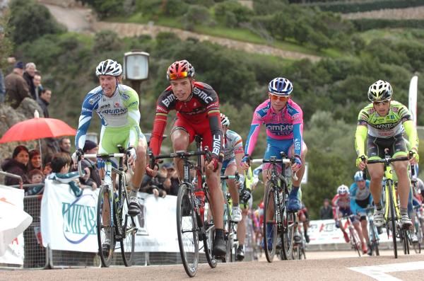 Alessandro Ballan (BMC) was always racing for second place.
