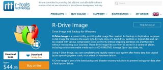 Website screenshot for R-Drive Image