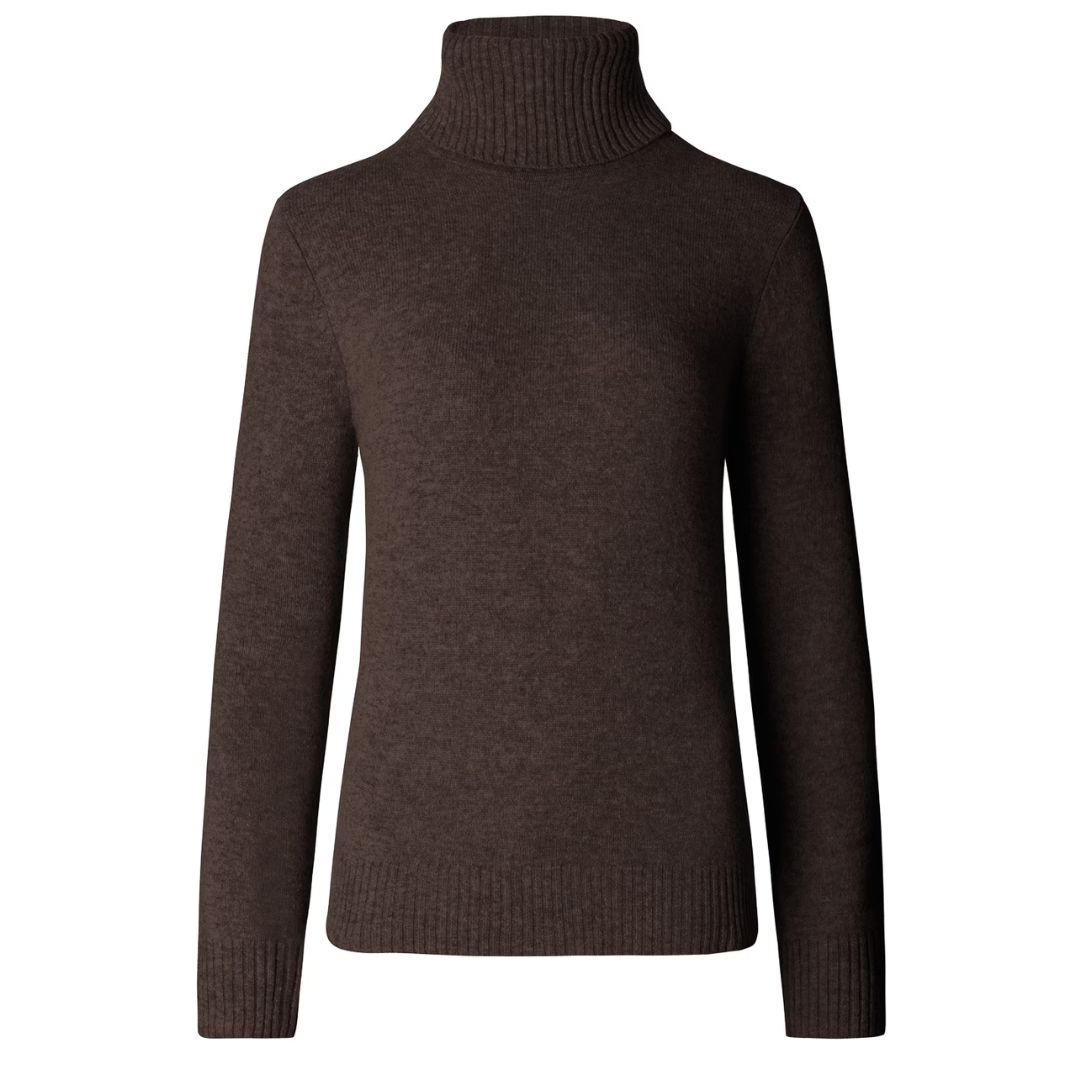 House of Bruar Lambswool Roll-Neck Jumper