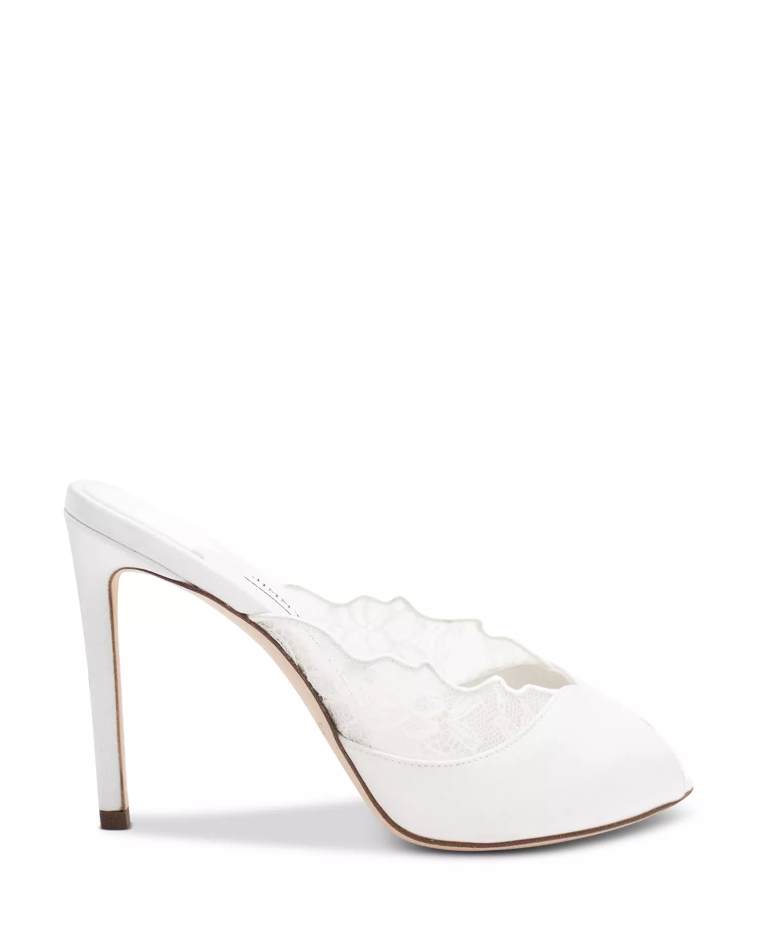 Jimmy Choo, Brigitte 100 Lace &amp;amp; Satin Mules
