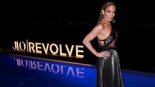 Jennifer Lopez attends the launch of JLo Jennifer Lopez for Revolve Collection at a private residence on March 18, 2023 in Beverly Hills, California.
