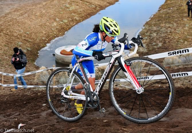 Katerina Nash (Luna Pro Team) on the new run-up