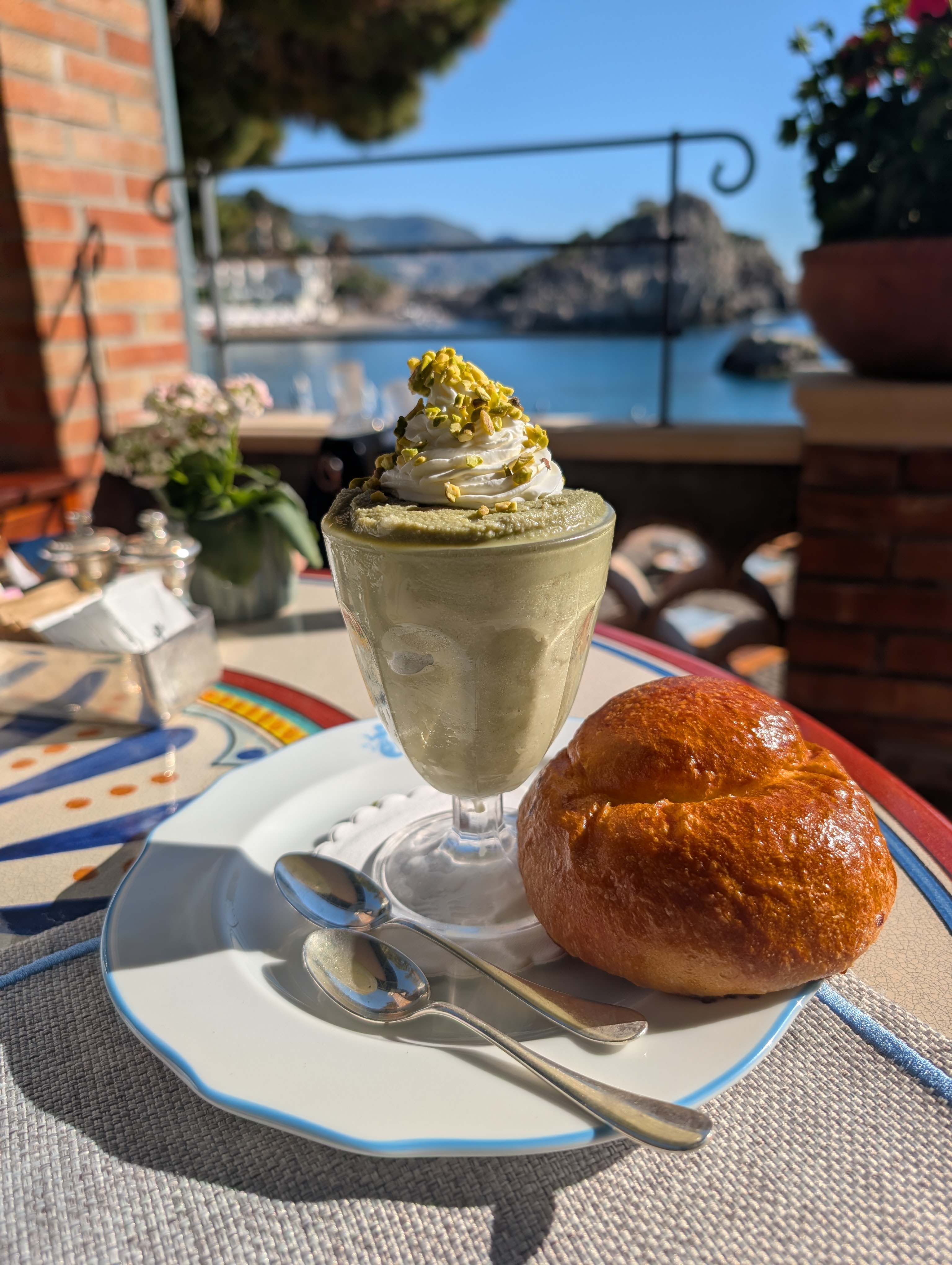 Granita and brioche