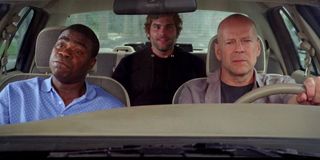 Tracy Morgan, Seann William Scott, and Bruce Willis in Cop Out