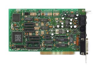 Creative Labs' Sound Blaster 2.0 from 1991, the first PC audio card capable of 44.1 kHz playback