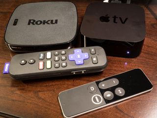 Roku Ultra and Apple TV 4K