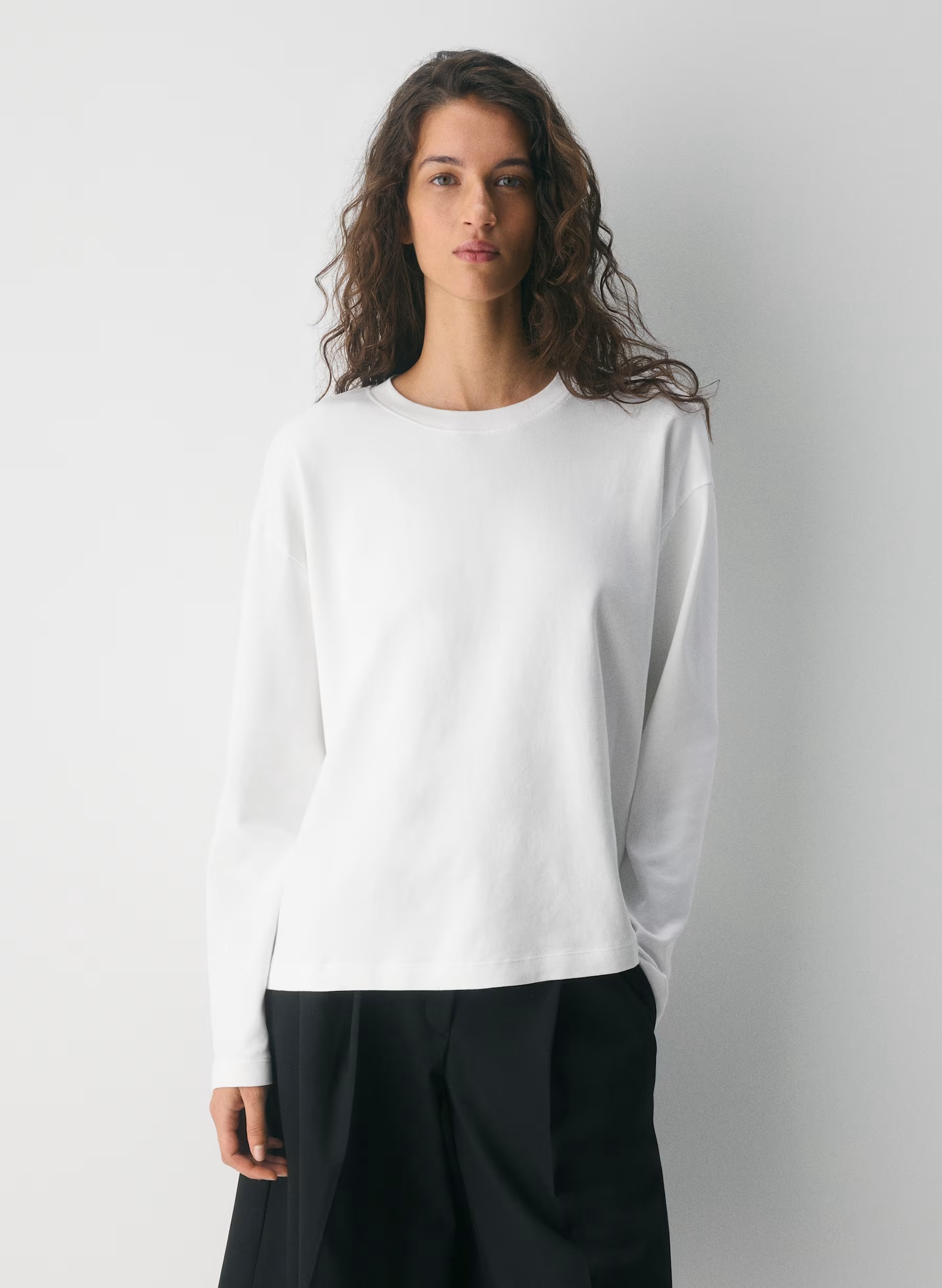 Interlock Cotton Steps Longsleeve
