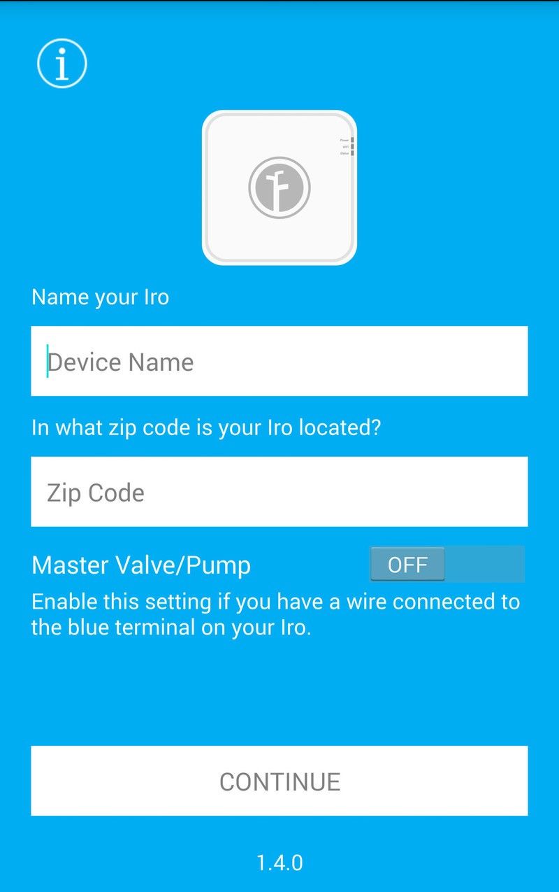 Rachio Iro app