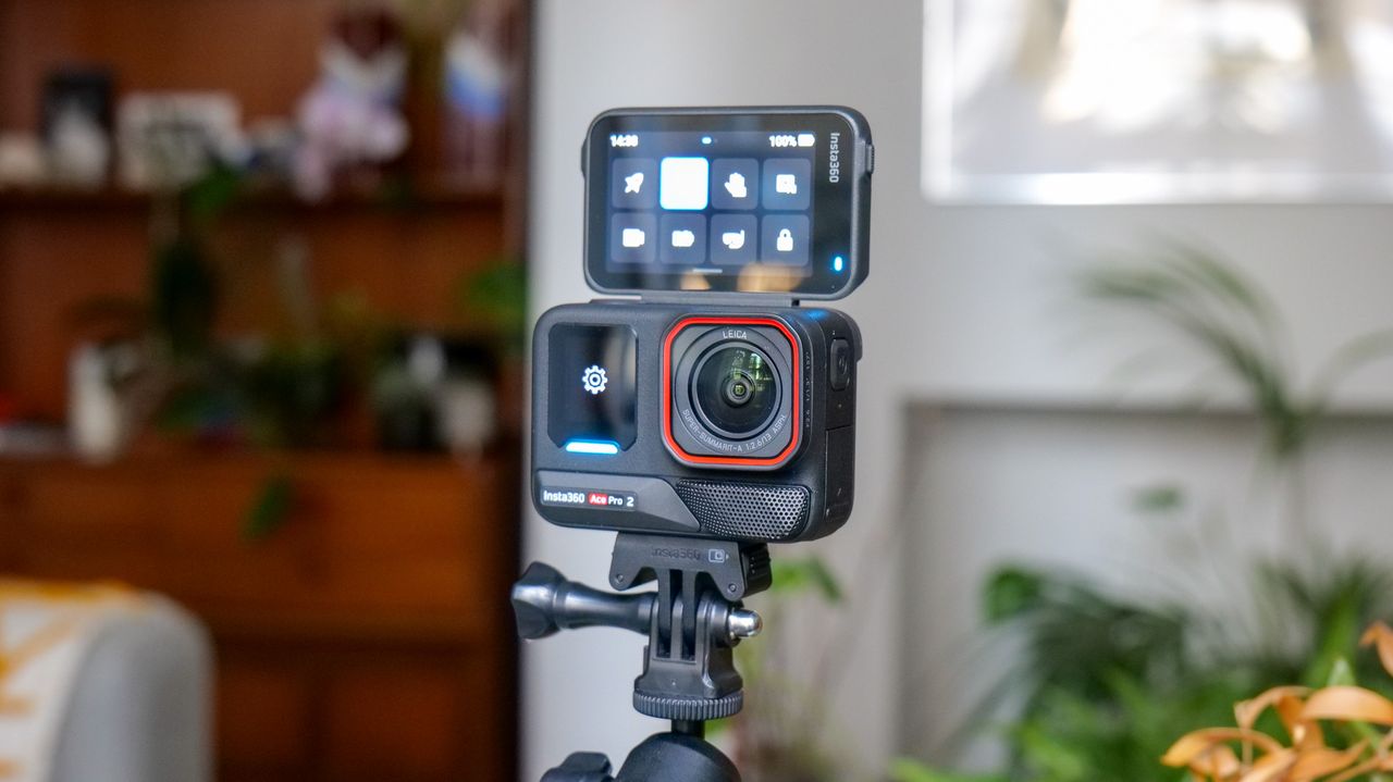 Insta360 Ace Pro 2 action camera indoors
