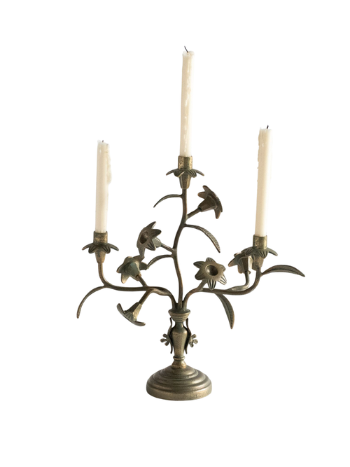 Daisy Tabletop Candelabra