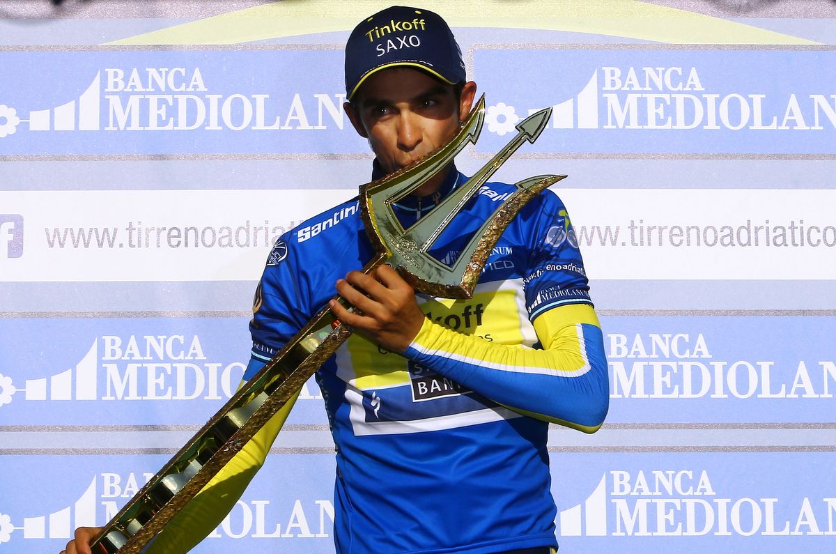 Alberto Contador enjoyed success in Italy also winning Tirreno-Adriatico