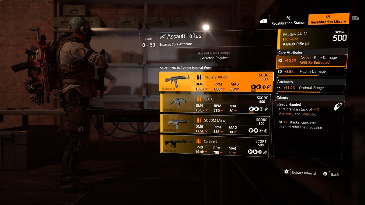 Division 2 New Recal Library
