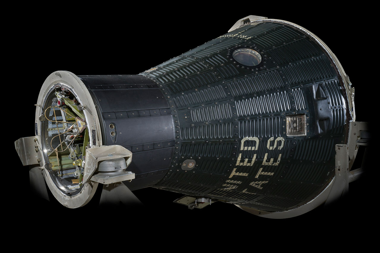Alan Shepard became the first American in space in this Mercury capsule, 