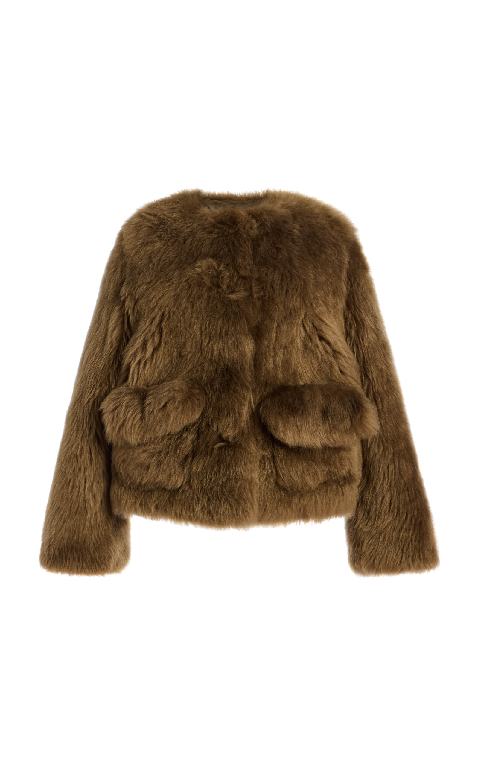Maury Shearling Short Coat
