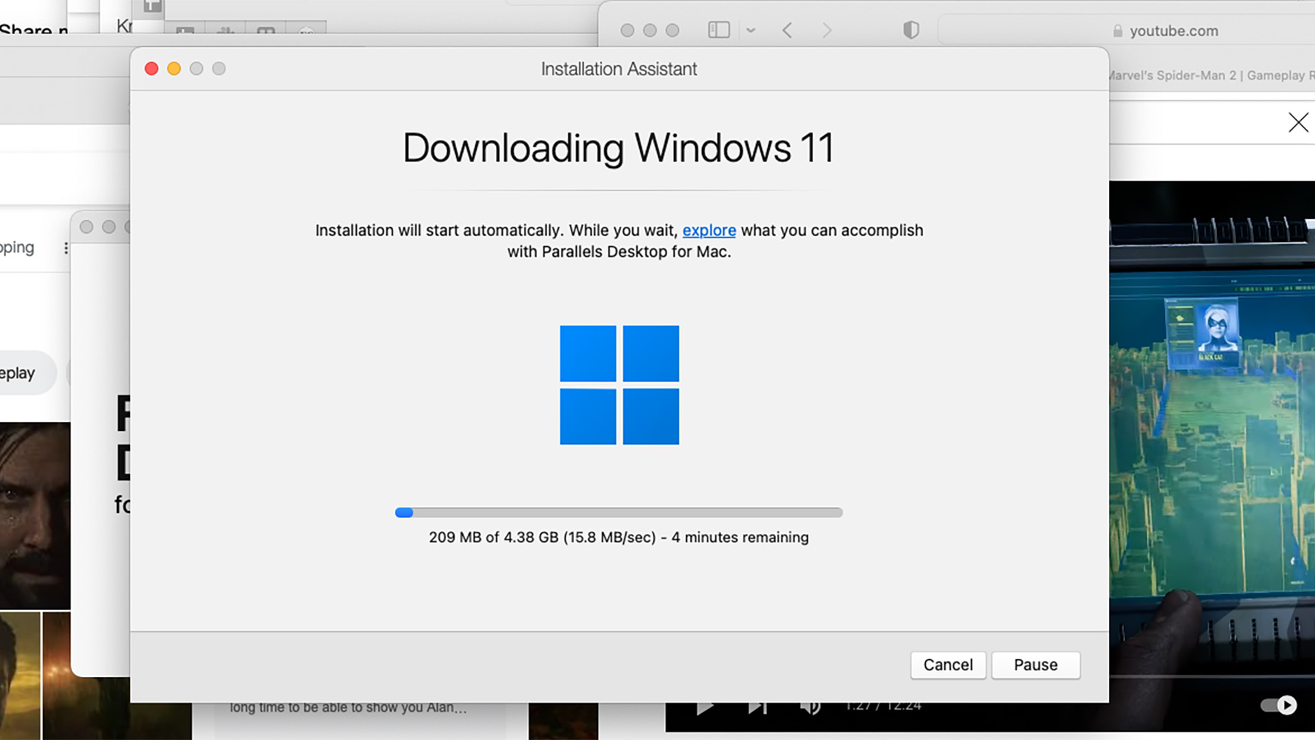 Windows 11 на Mac с Parallels