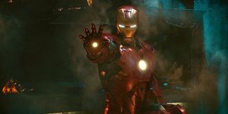 Armored Tony Stark in Iron Man 2