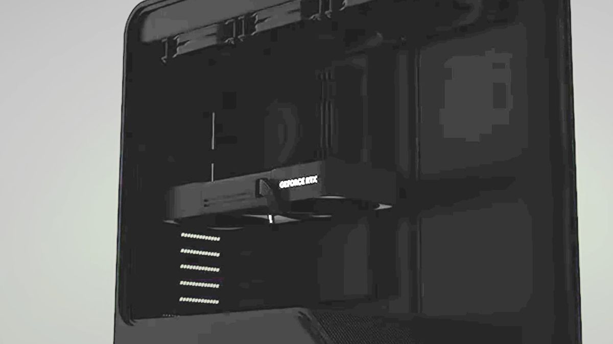 Hiding in the shadows, this Nvidia teaser video might have given us our first look at a Founders Edition RTX 50-series GPU