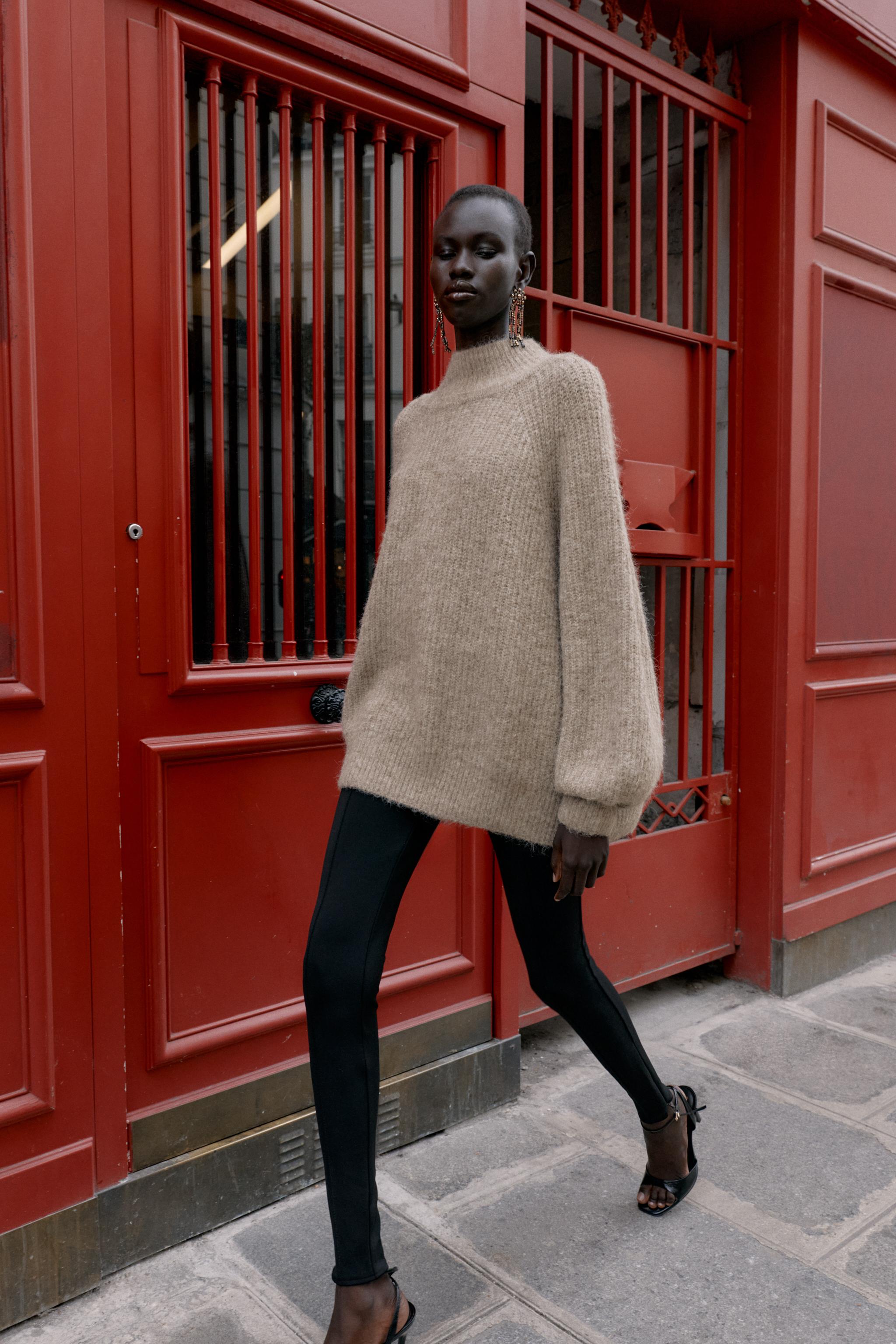 Wide Sleeve Knit Jumper