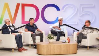 Craig Federighi and Mark Spoonauer at WWDC 2025