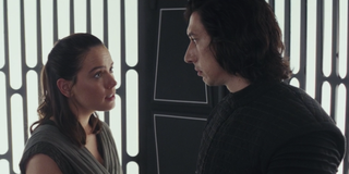 Rey and Kylo in The Last Jedi