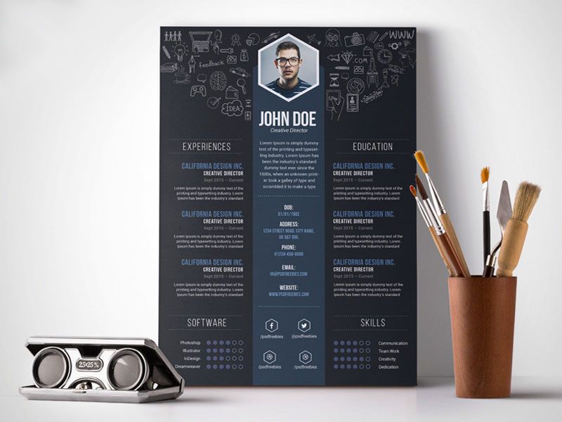 Wonderbaarlijk The best free resume templates | Creative Bloq SB-76