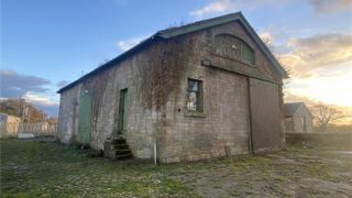 Traditional white stone Lancaster barn conversion opportunity comes onto the market for £200k