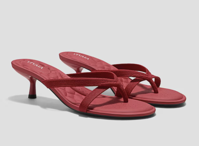 Vivaia, Round-Toe Kitten-Heel Sandals (Emeline)