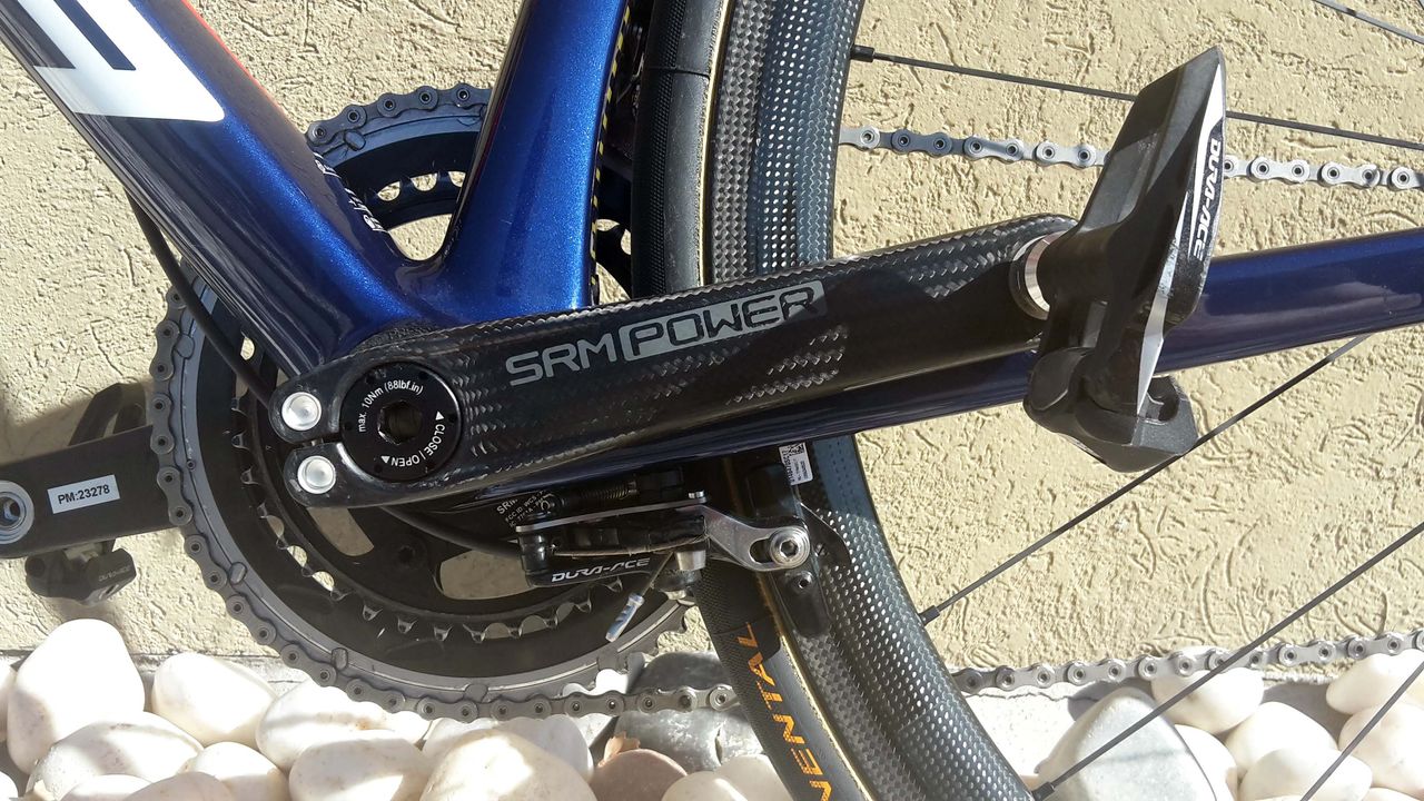 The team uses SRM power meters