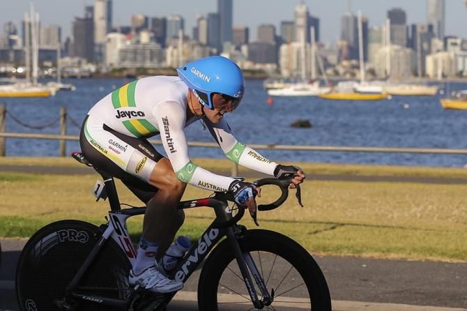 Last years winner Nathan Haas.