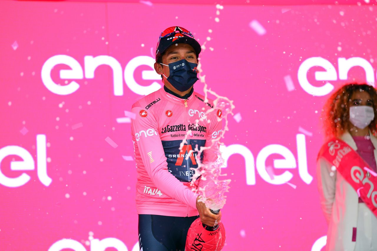 Giro d'Italia 2021 - 104th Edition - 9th stage Castel di Sangro - Campo Felice (Rocca di Cambio) 158 km - 16/05/2021 - Egan Bernal (COL - Ineos Grenadiers) - photo Dario Belingheri/BettiniPhoto&Acirc;&copy;2021