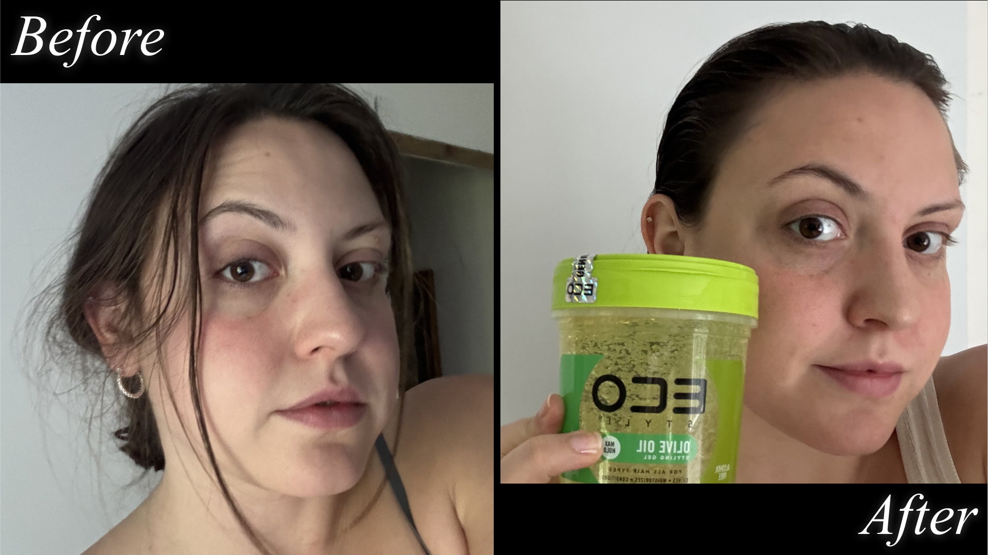 Beauty writer Sophia Vilensky tests Eco hair gel.